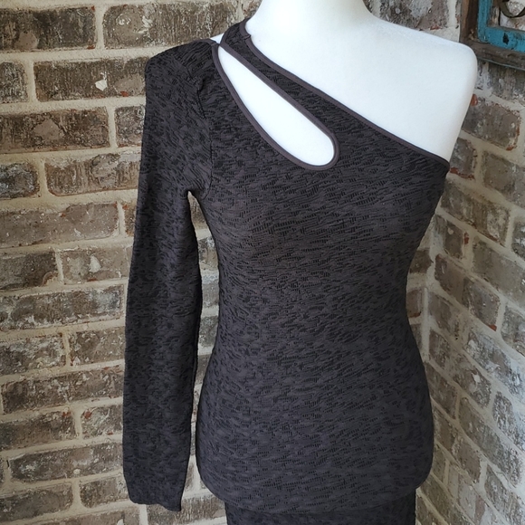 NWT! BCBGeneration One Sleeve Sexy Bodycon Dress - Picture 3 of 4